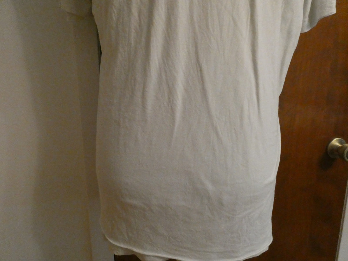 Second+Sunday Men White Graphic T-Shirt Soft Cotton Print Crew Neck XXL (fitsXL)