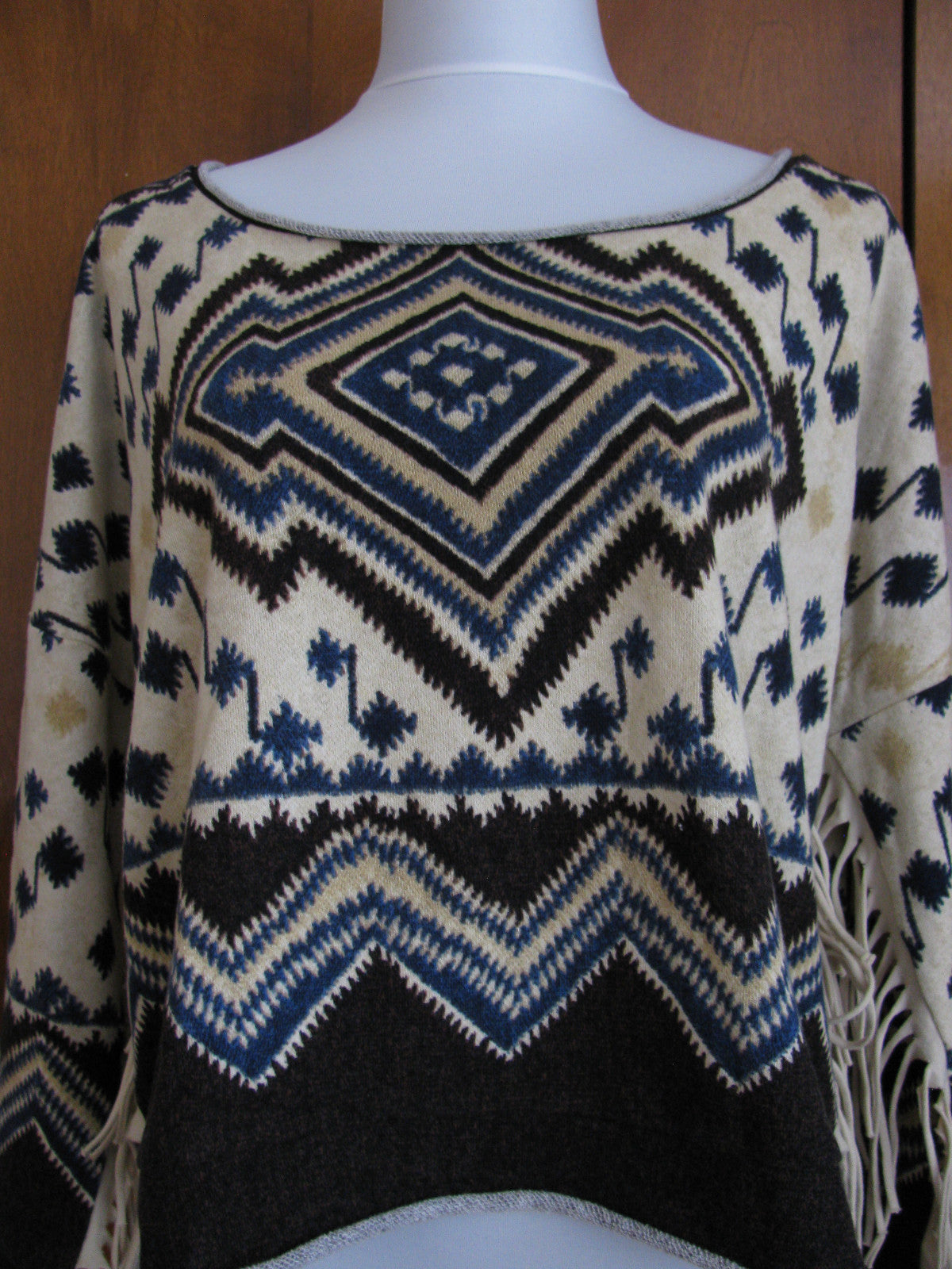 Denim & Supply  women’s fringe terry pullover New
