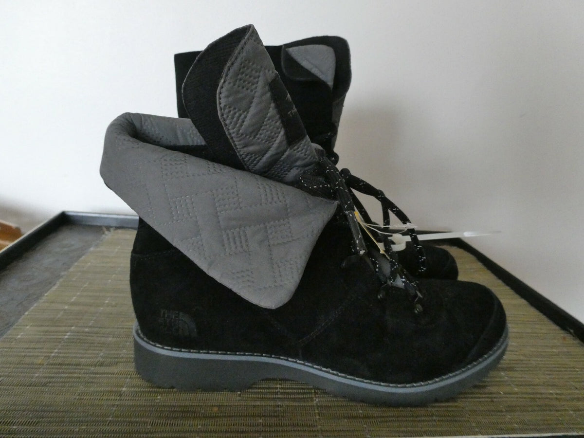The North Face suede leather uppers low height women’s black/gray New boots sz 7