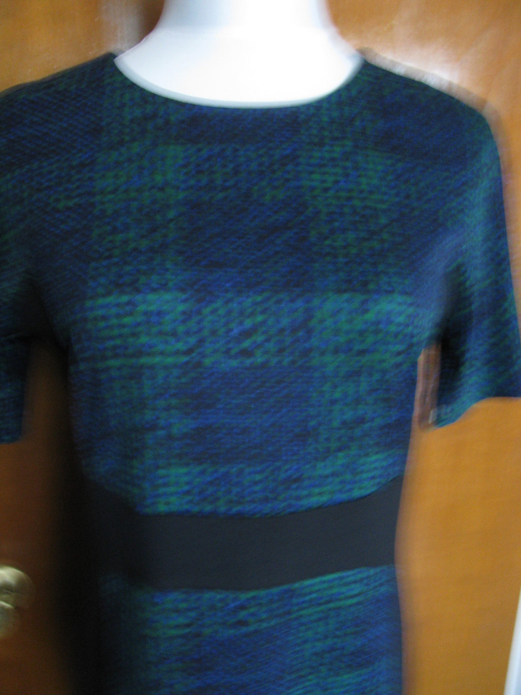 Michael Kors women's black green blue detailed dress New