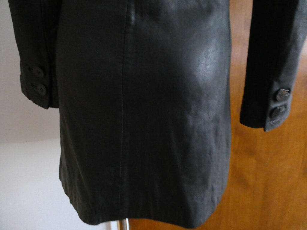 Kenneth Cole Reaction Women's Black Soft Leather Jacket/Coat P (XS)