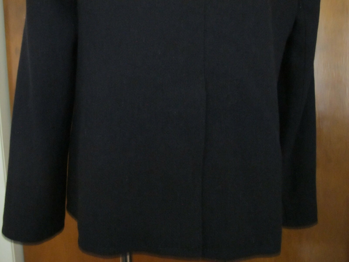 Club Monaco women’s navy 2 button lined detailed blazer jacket Large pre-owned