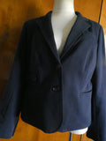 Talbots women’s navy 2 buttons gorgeous blazer Large