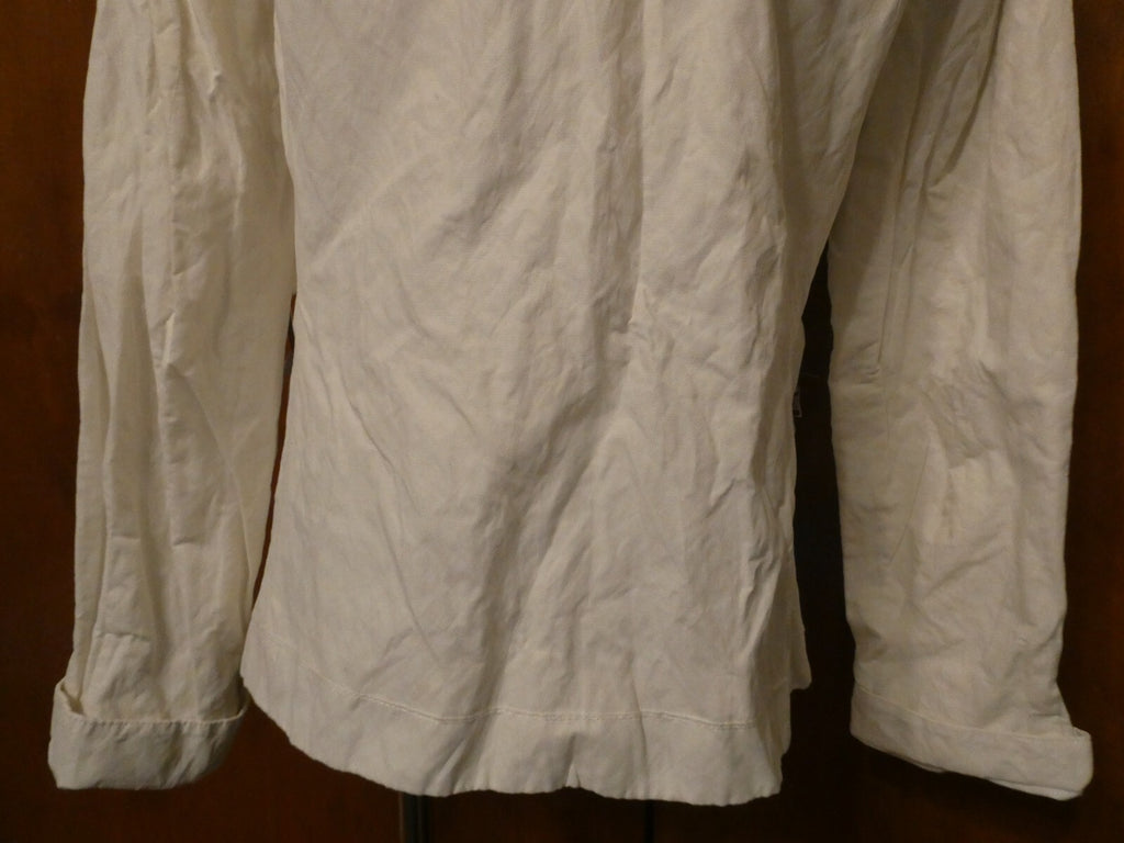 Tahari women's white soft cotton/nylon lined blazer US 14, UK 18, IT 50