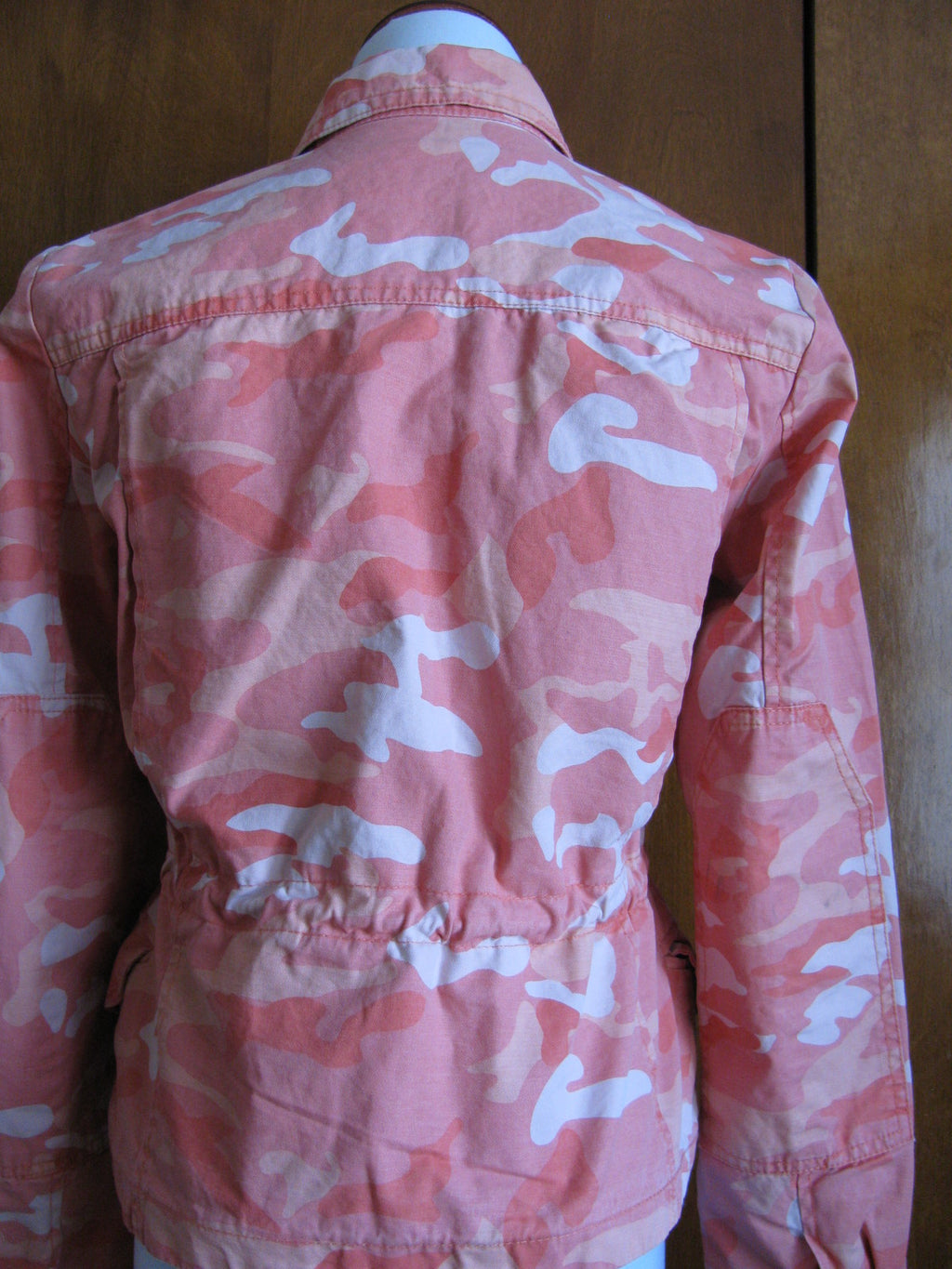 Gap women's orange white cotton blazer jacket size small NWT