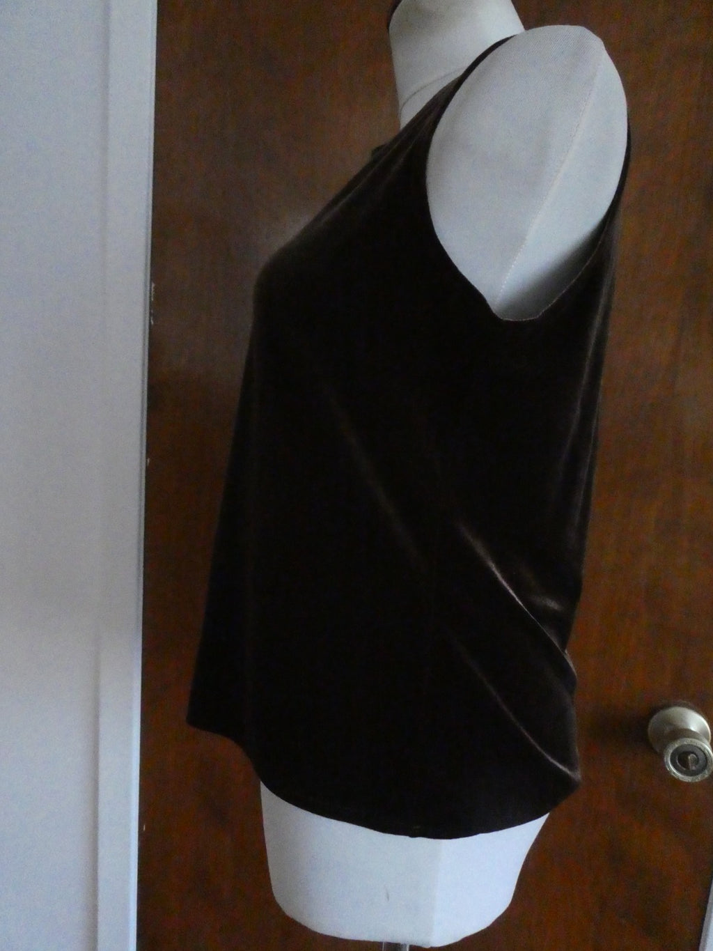Sport women's brown velour top size Medium