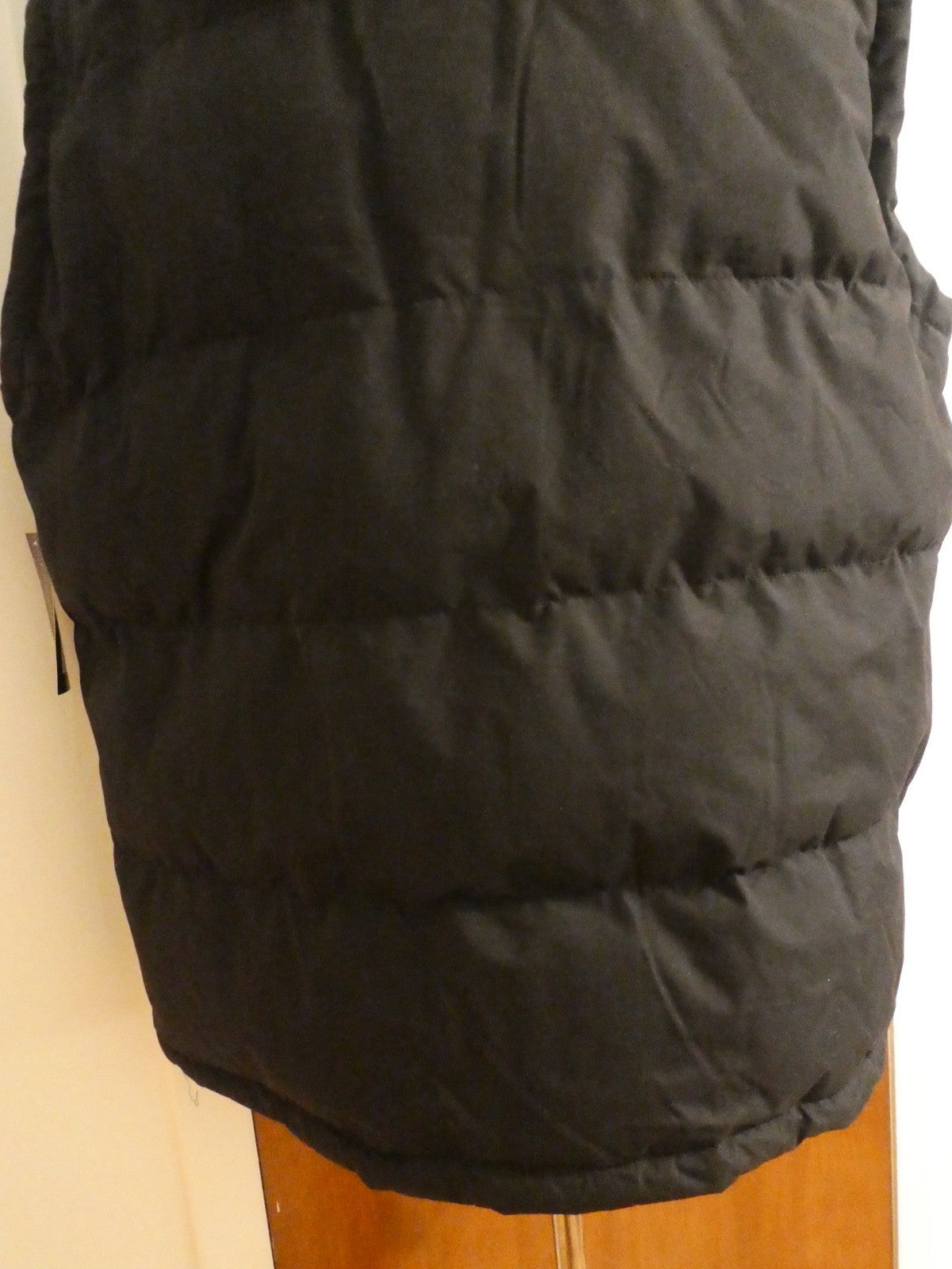 U.S. Polo Assn. Men's Full Zip Puffer Winter Vest Jacket black hood Size XXL