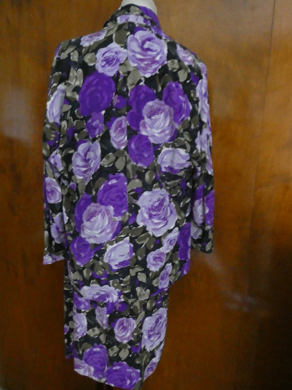 Pura Seta Persona Suits Dress 2 pc Multicolor Dress with Jacket Italy Large USA