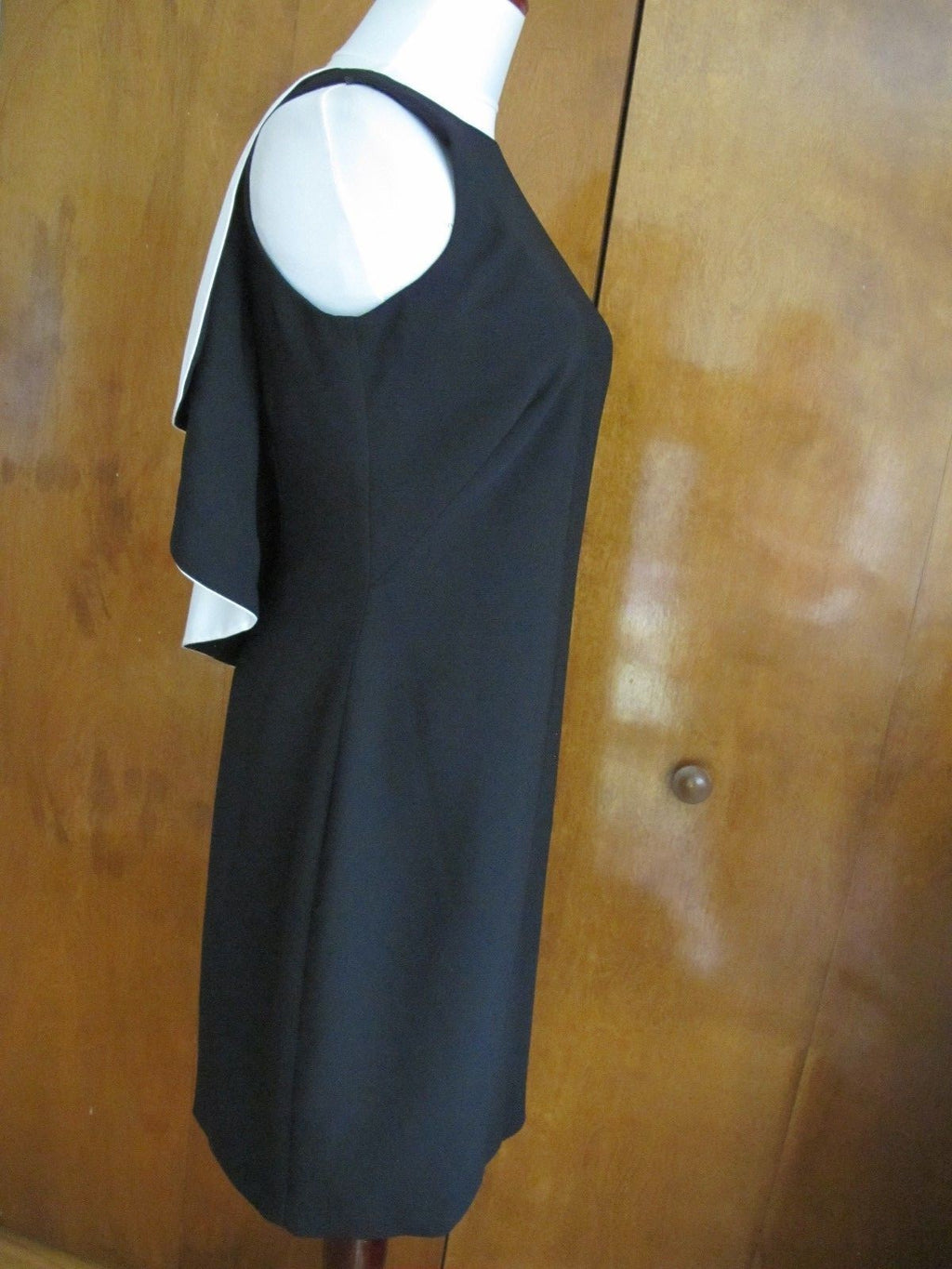 Ralph Lauren women's black white classic collared dress size 4