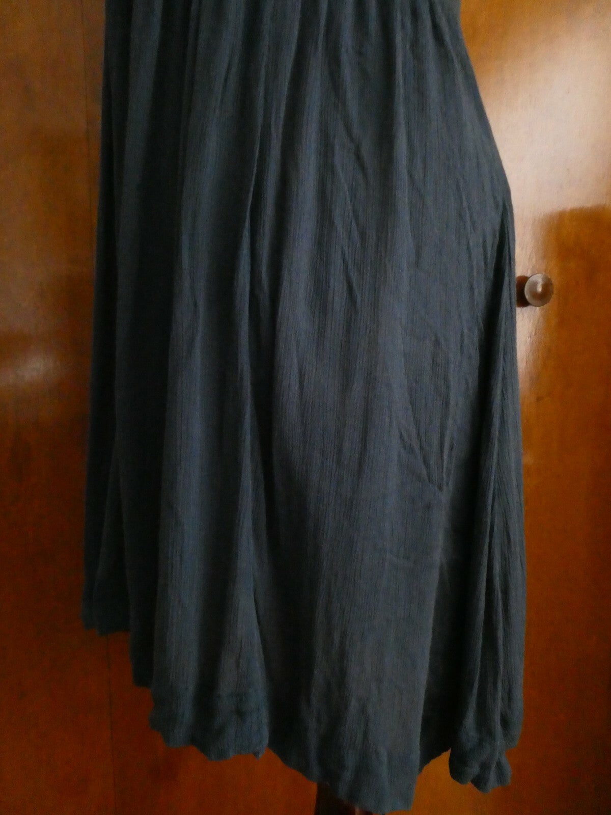 Free People Women’s Asymmetric Blue Embroidered Soft Cotton NWT Dress XSmall 