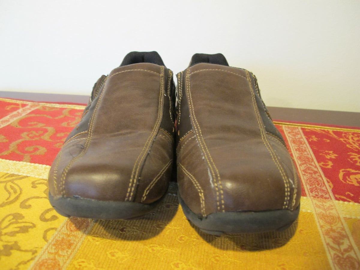 Perry Ellis America Boys Brown Slip On Shoes 5 