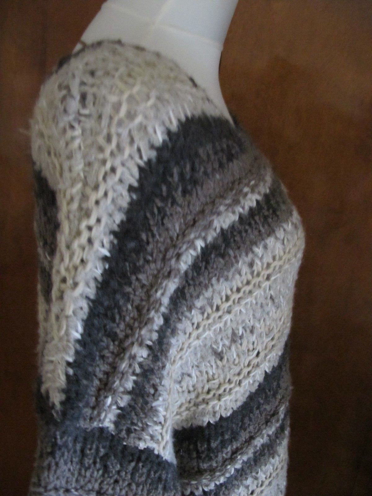 Free People women's gray brown soft sweater size small NWT