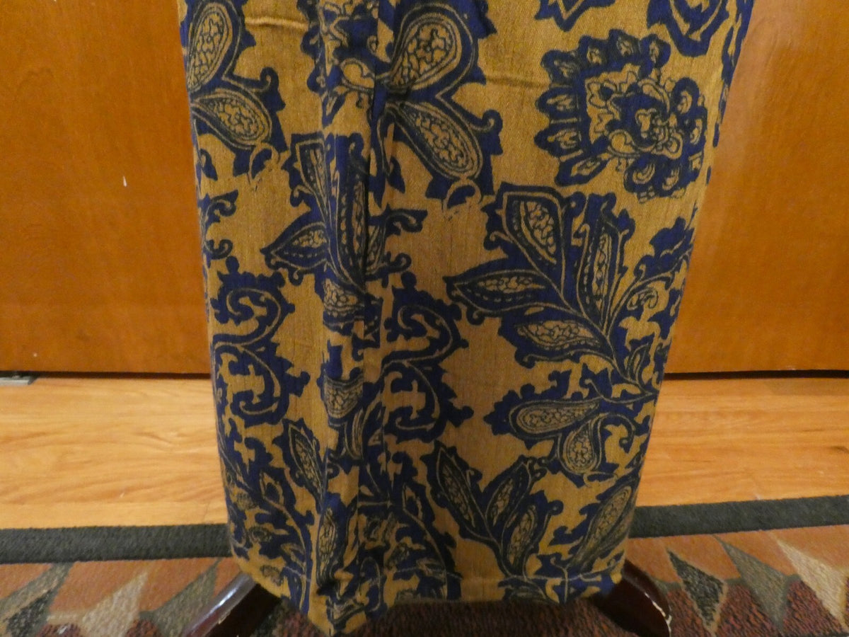 Anthropologie Women’s God/Blue Hei Harem Pull on Drawstring Floral Pants S
