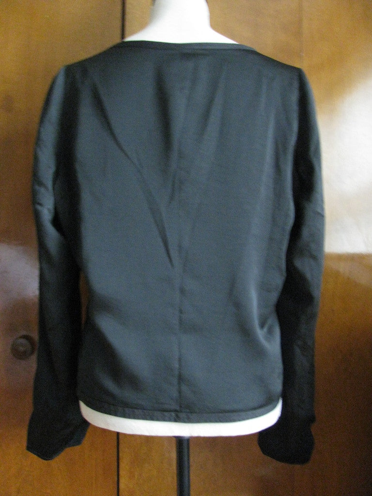 Gap Women's Gray/Black Lined Business Blazer Size Large NWT