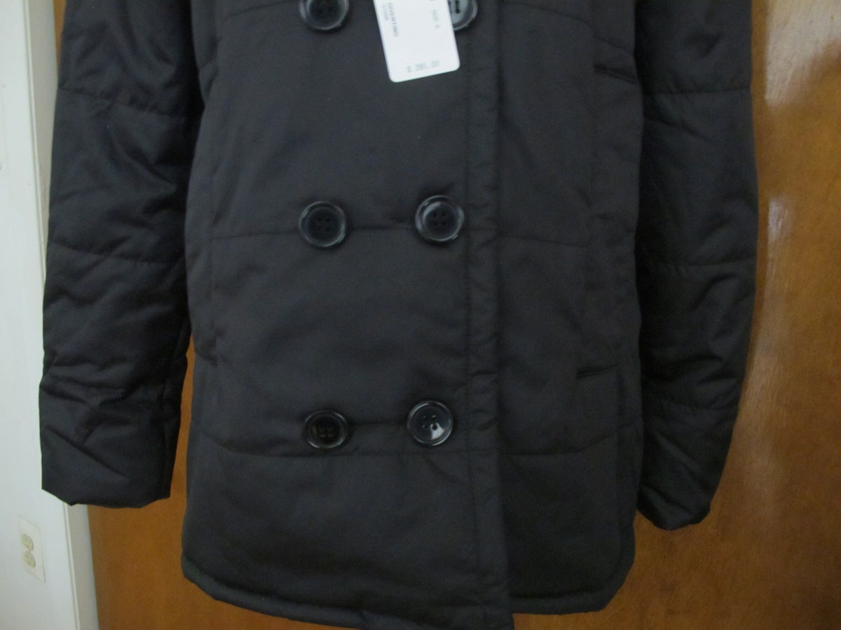 Lacoste Black Water Resistant Breathable Women's Jacket Coat New