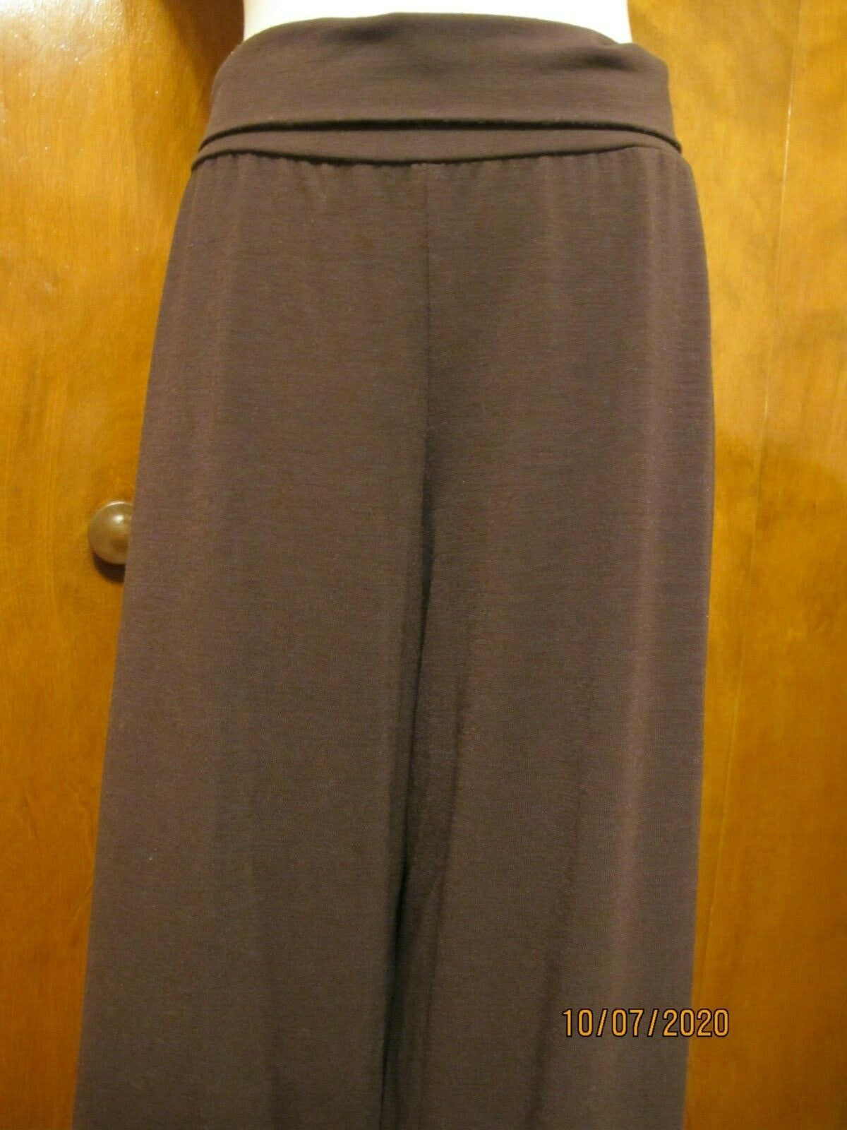 Sunny Leigh Women Brown Casual Pants Large