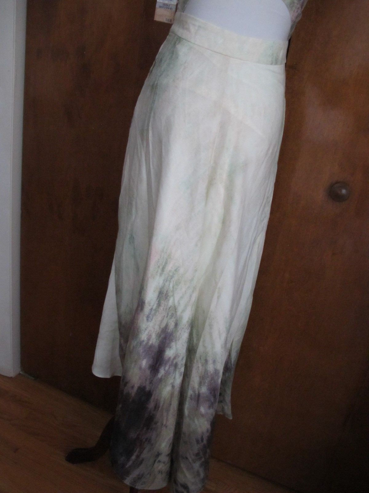 Rachel Roy women's maxi stylish cutout back multi color dress size 0 NWT