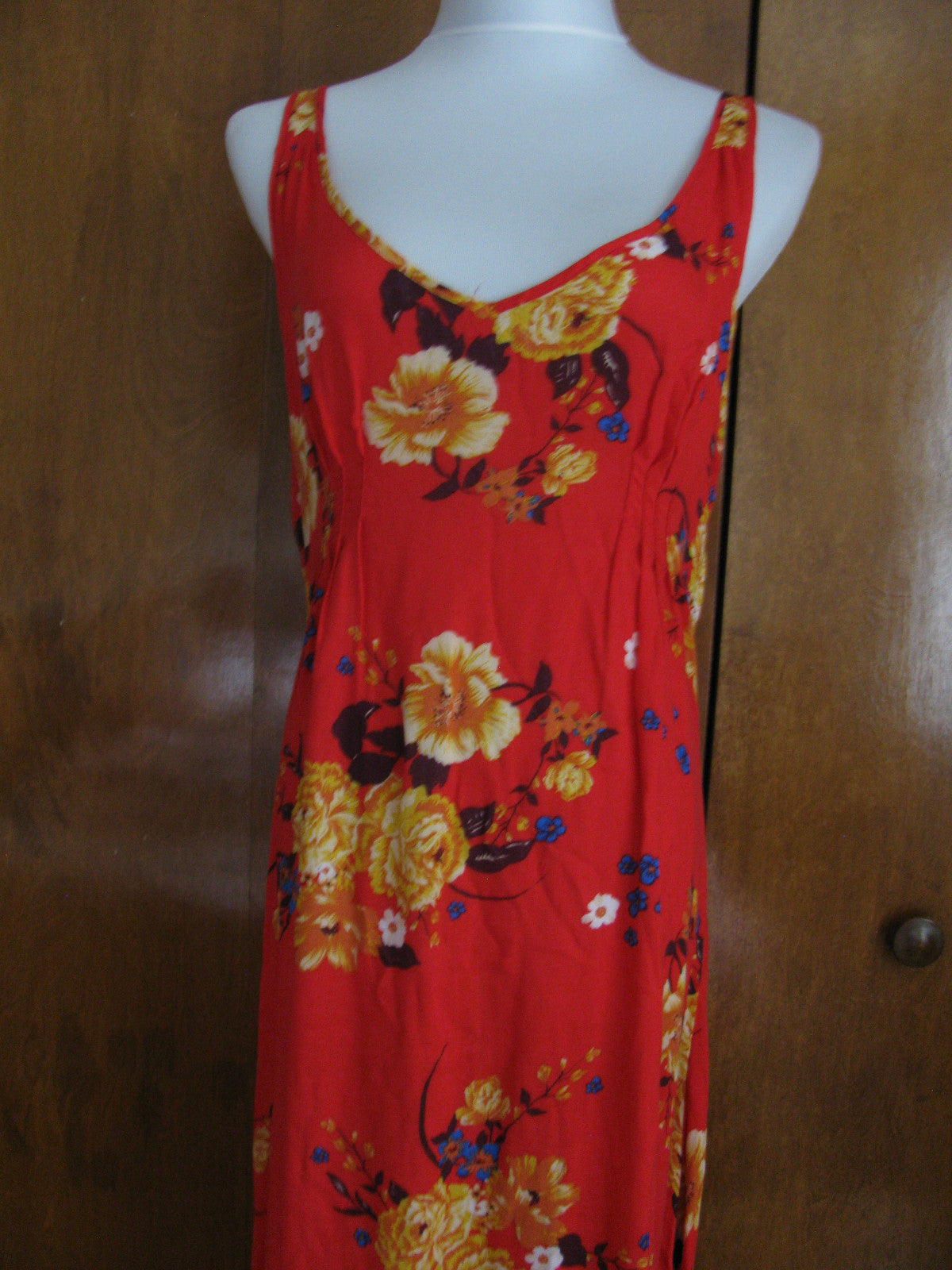 Free People women’s multi color soft rayon long dress New