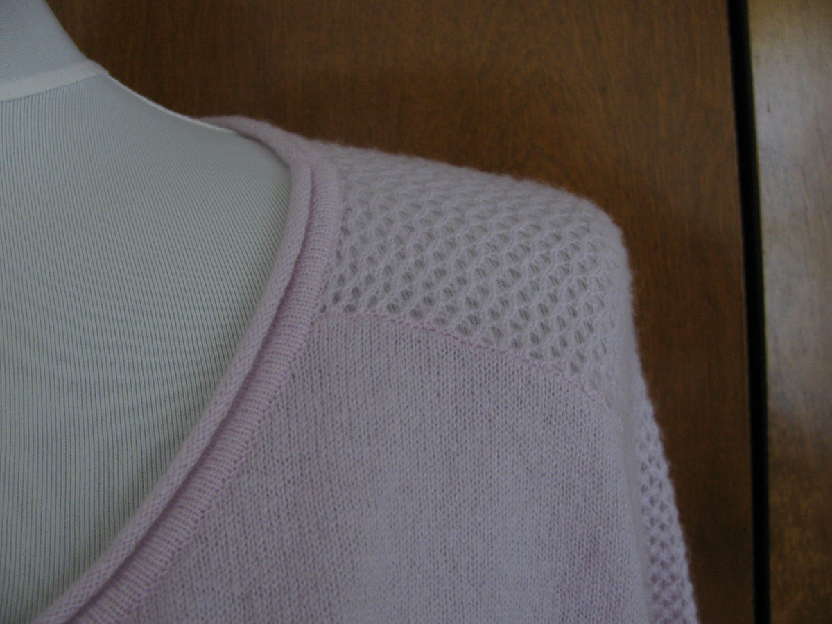 Vince Women’s Pink Cashmere Boatneck Sweater New