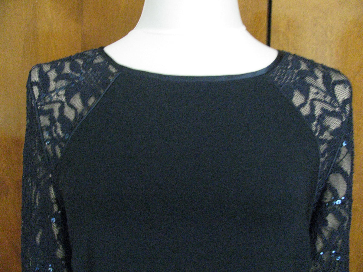 Ralph Lauren women's navy lined evening dress Size 4
