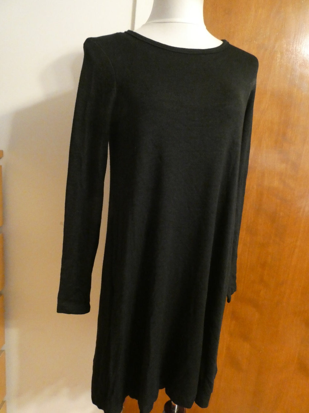 Gap Women's Black Long Sleeves A-Line Dress Size Medium