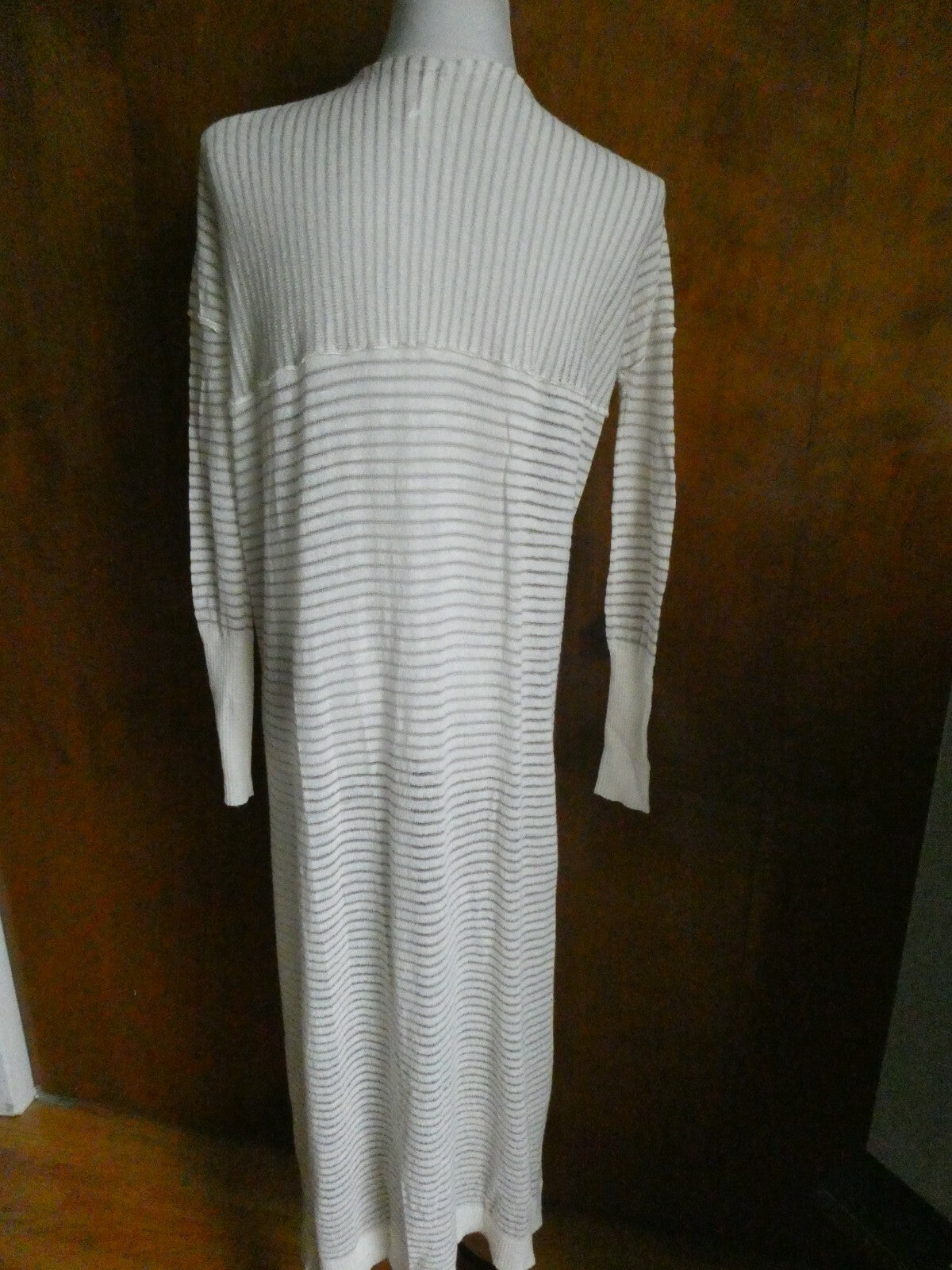 Free People Women's Ivory Comb Long Cardigan Xsmall 