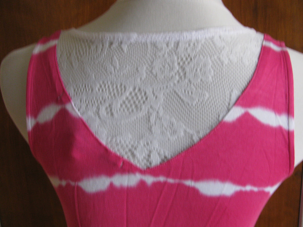 Kensie Women’s Viscose Pink Combo Dress Size Xsmall New
