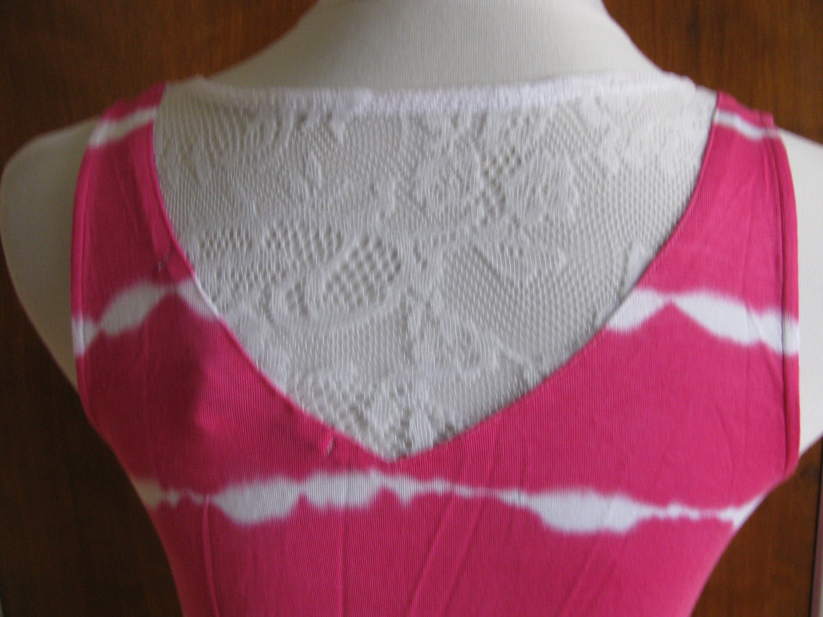 Kensie Women’s Viscose Pink Combo Dress Size Xsmall New