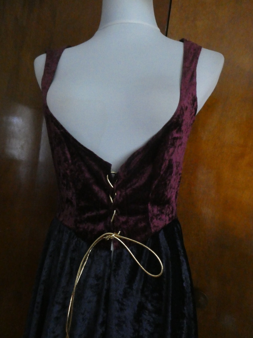 California Costume Collections Navy/Burgundy Halloween Dress Size Adult Large