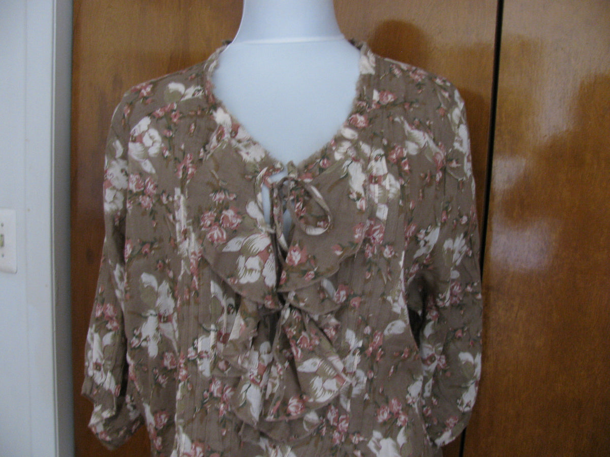 Denim & Supply women's beige multi color top XS