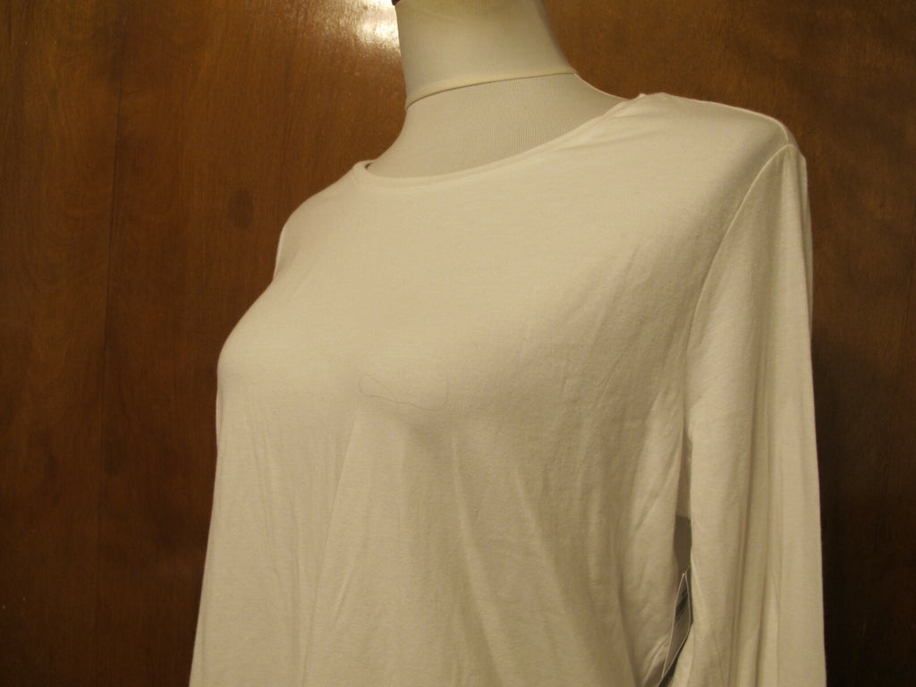 GapFit women's white tunic very soft cotton top size Large 