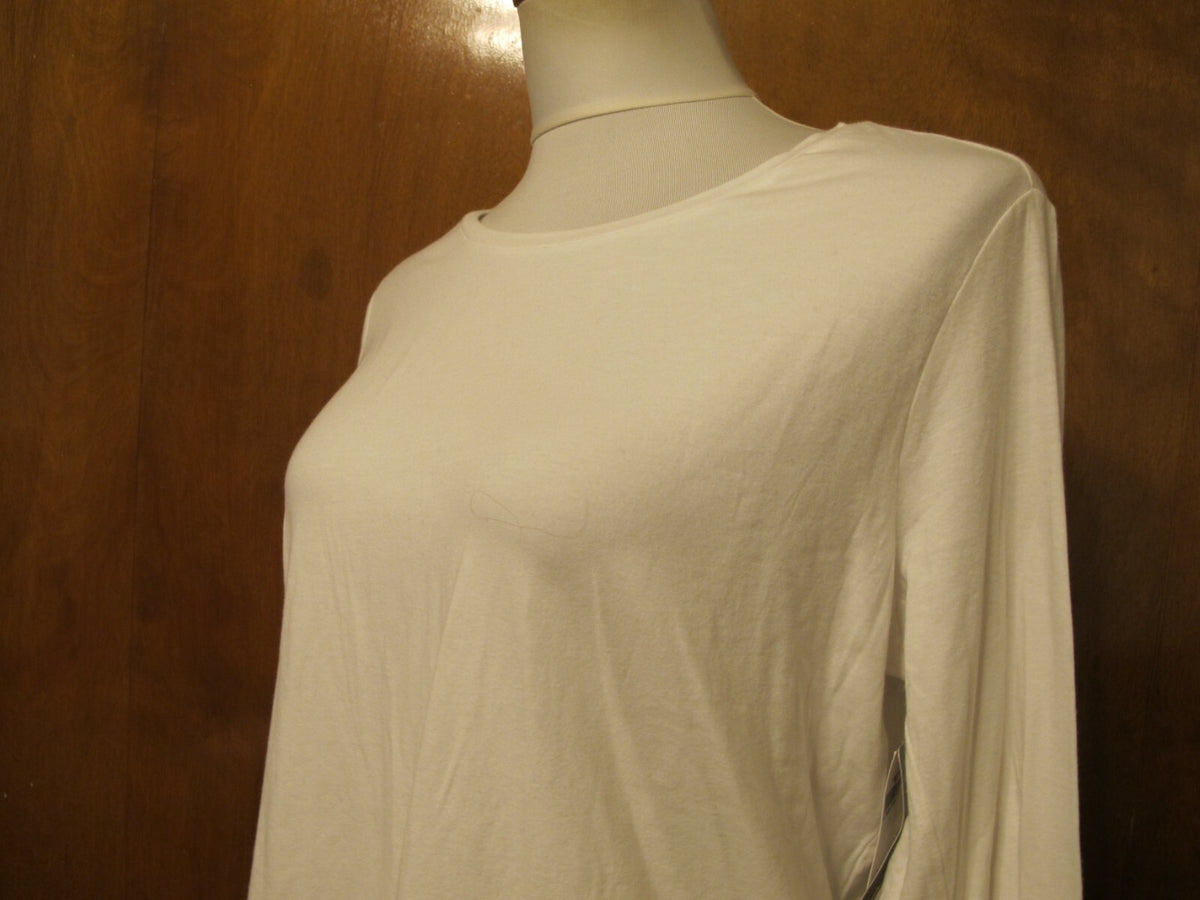 GapFit women's white tunic very soft cotton top size Large 