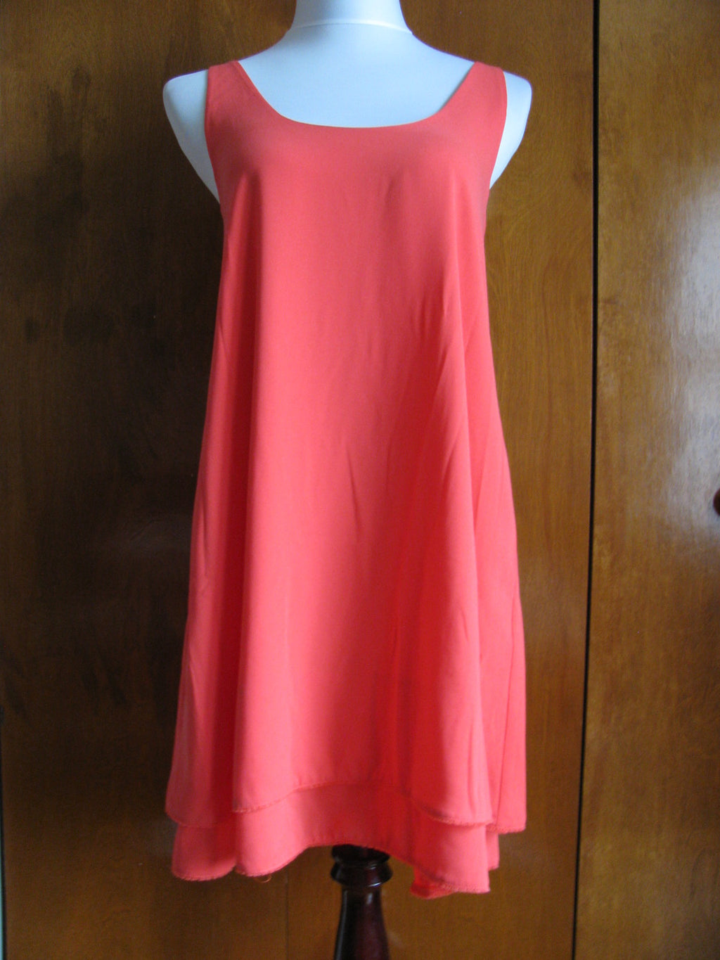 Rachel Rachel Roy women's red lined layer mini summer dress Size Xsmall 