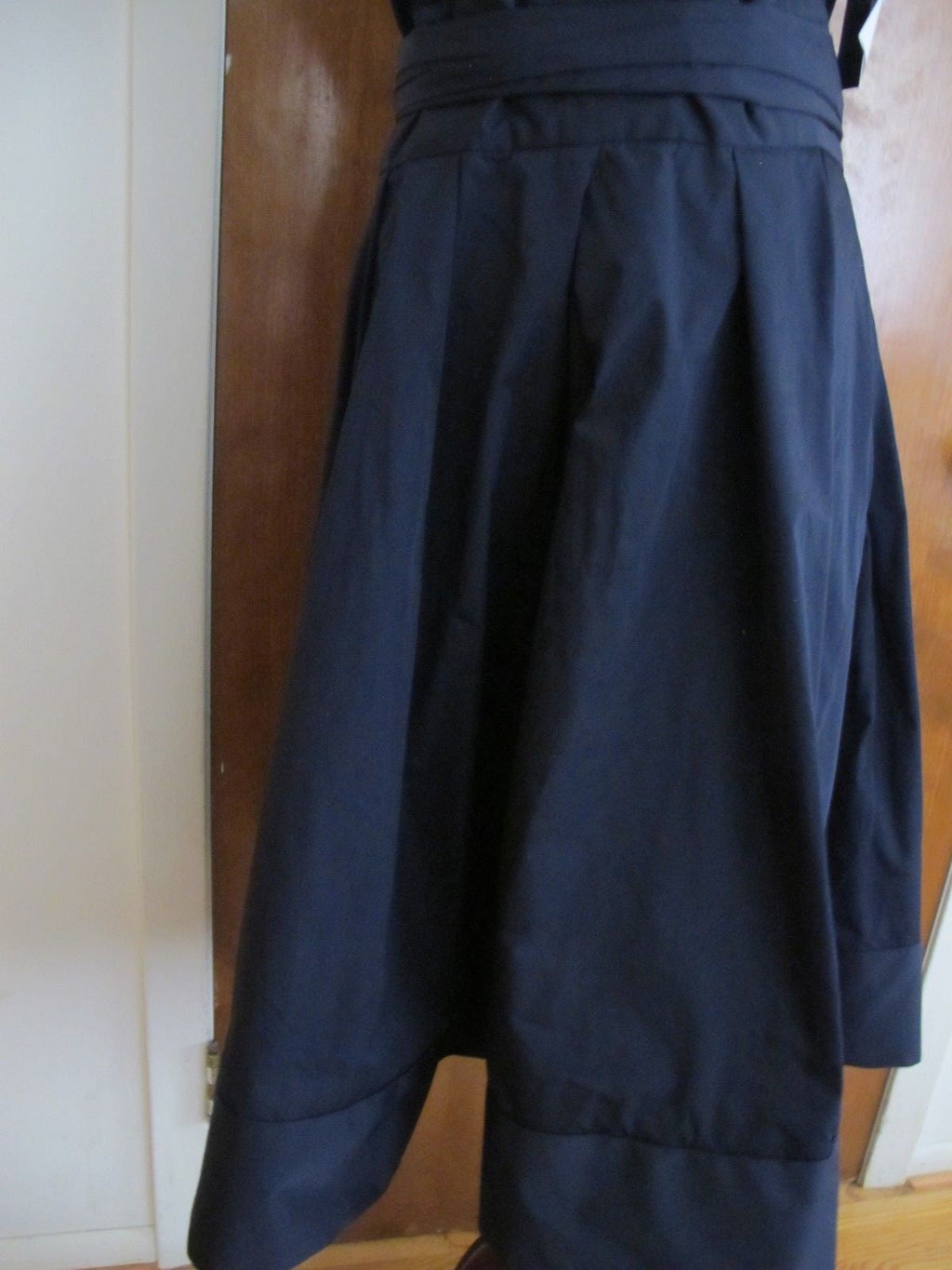 Lauren Ralph Lauren women’s navy pleated skirt detailed dress size 14 NWT