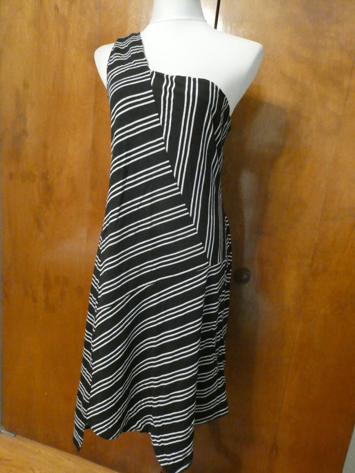 ANTHROPOLOGIE MAEVE Women's Multi-Color One Shoulder Full Lined Dress size XL