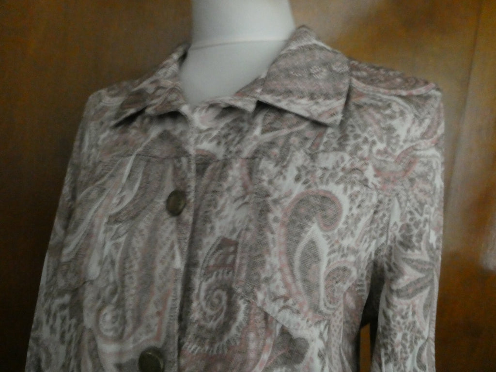 Fashion Born Again Women's Multicolor Detailed Blazer Size Large