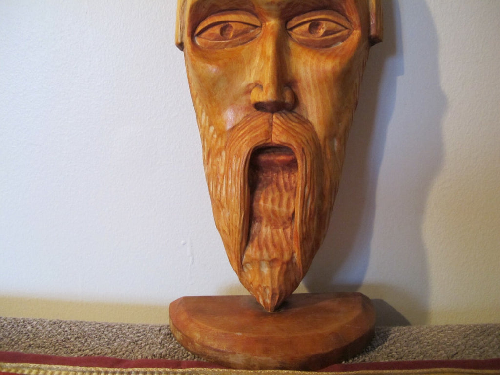 Vintage Russian Wooden Hand Made Art