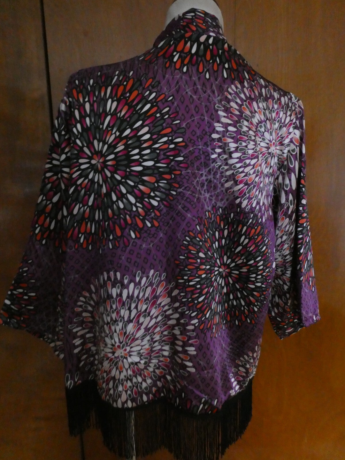 Bar III Multicolor Open Front Cardigan Size Small