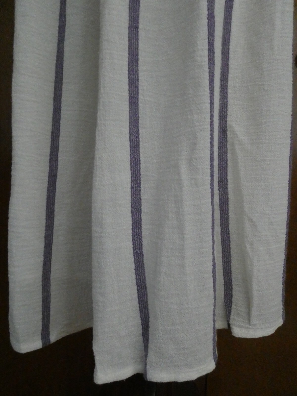 Lucky Brand women's off white full lined pleated pockets buttons skirt small
