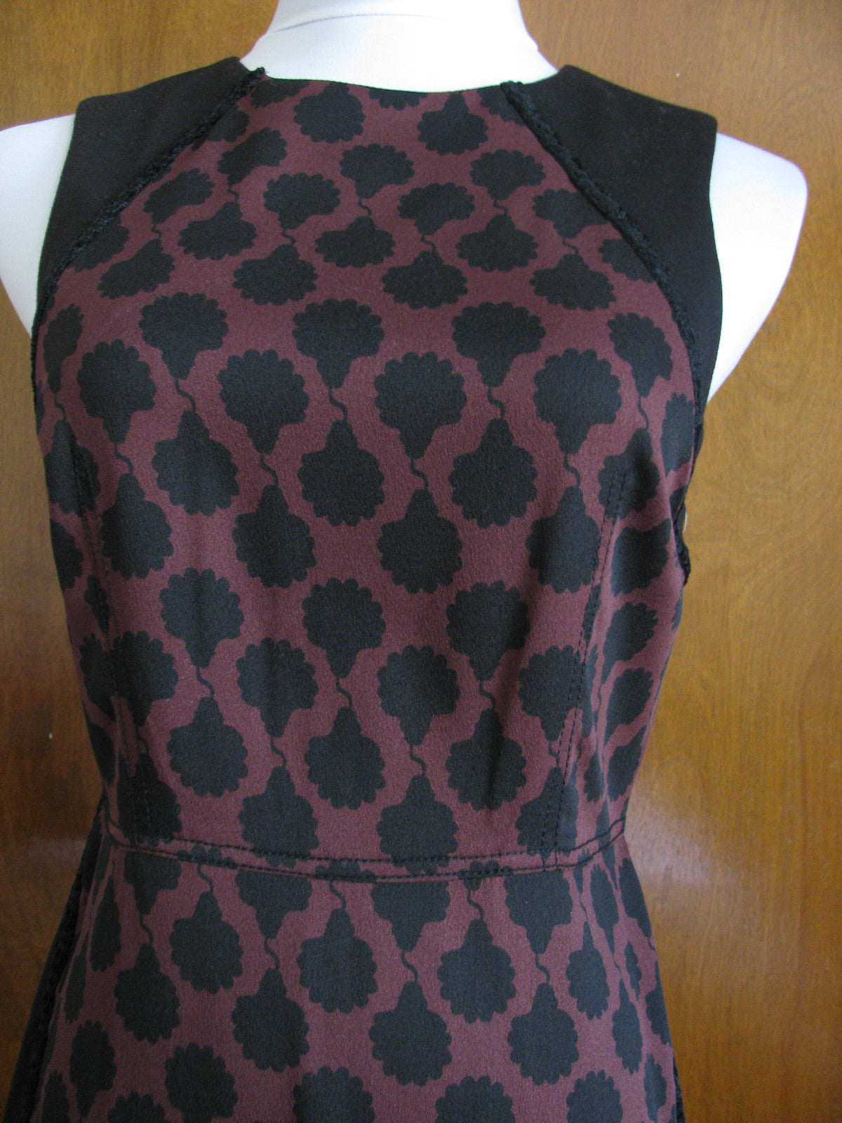 Rachel Roy Women's Red Currant Black Dress New