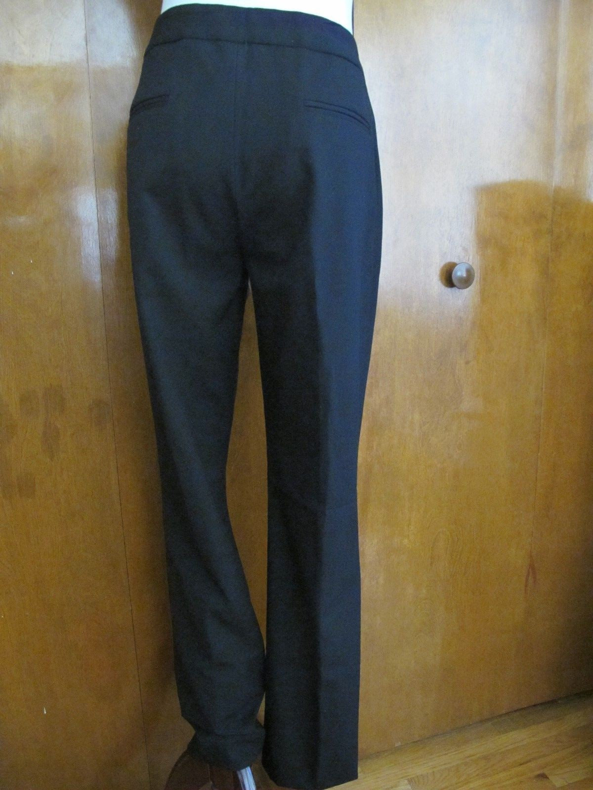 Tahari Asl Women's Black Guttered Sleeves Pant Suit Set 6 NWT