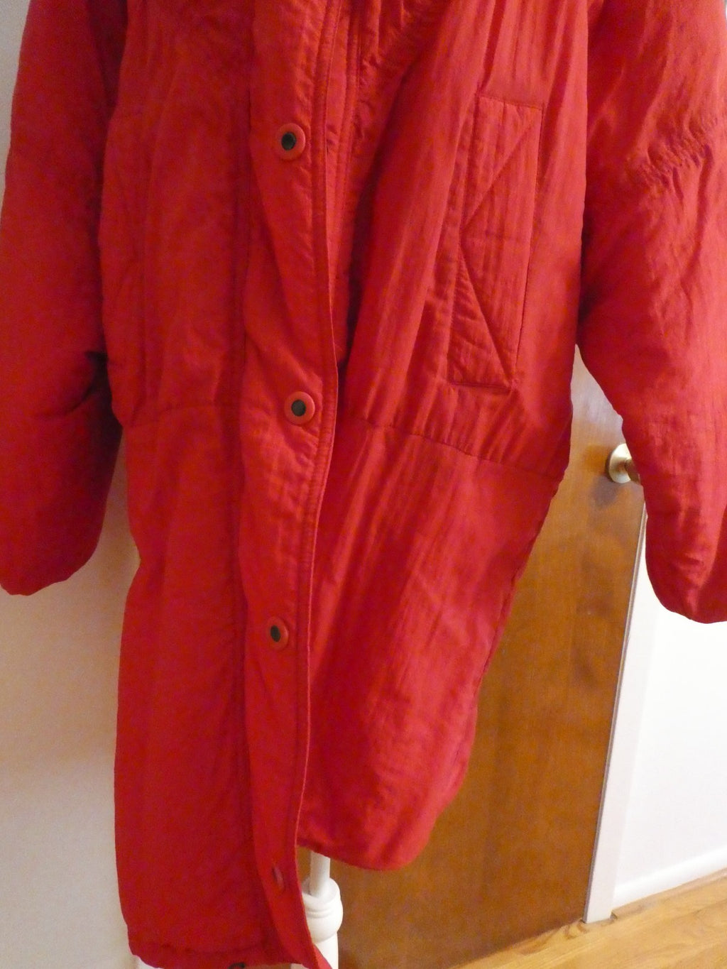 Women’s Royce Winter Coat Red Synthetic Warm Puffer Size 96/170 (US Size M/L)