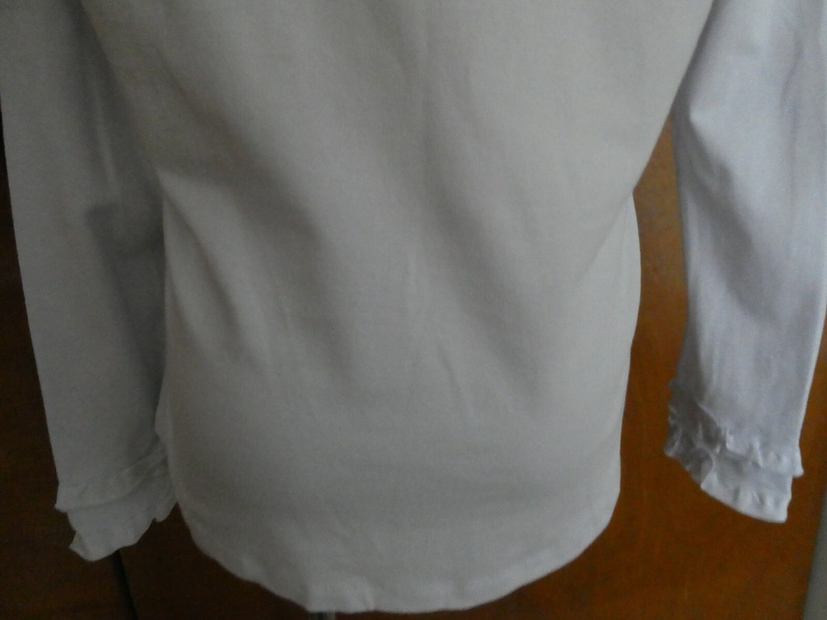 Kenar Women's Cotton Detailed Long Sleeves Tunic Top Blouse Size Large