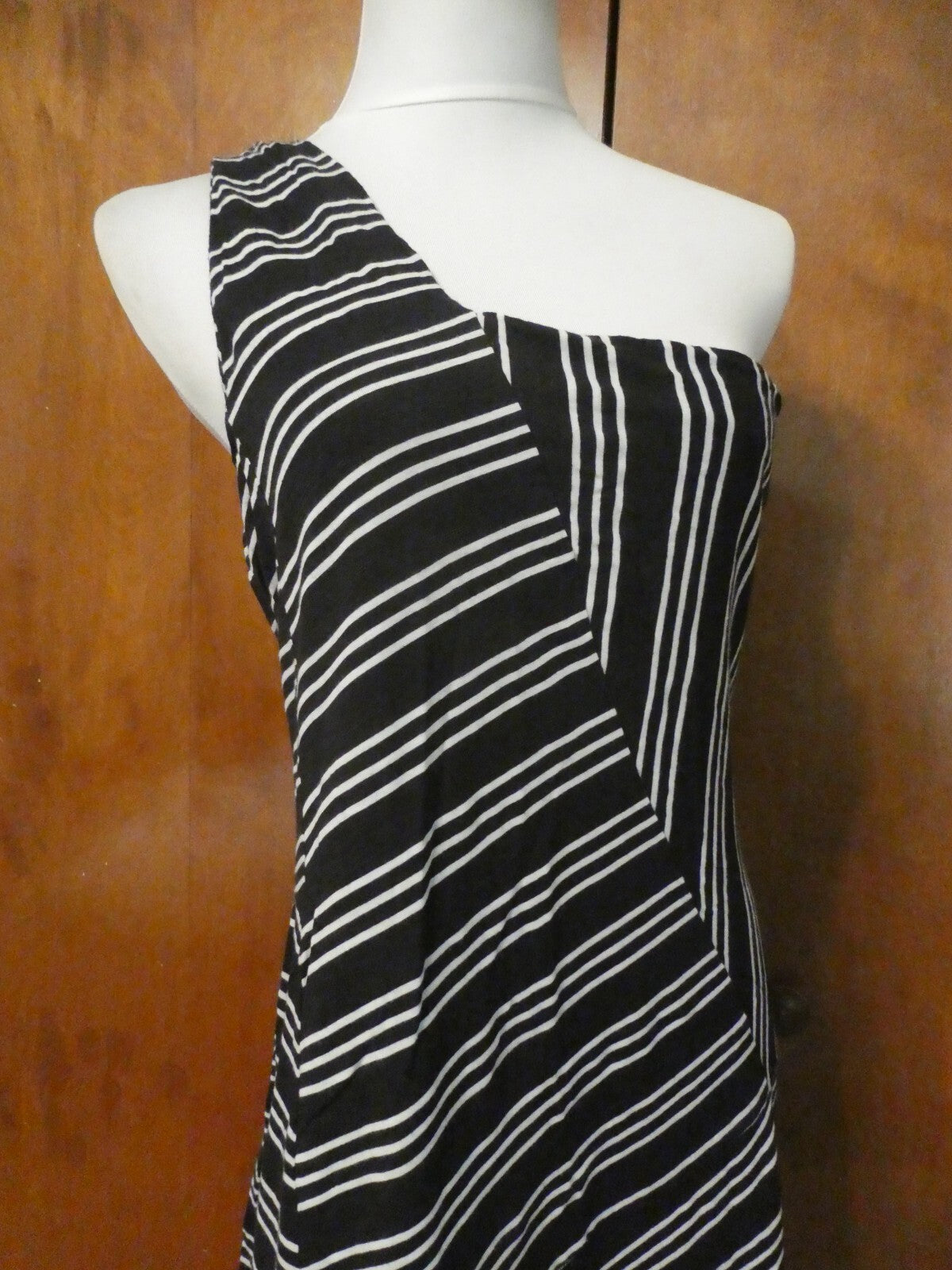 ANTHROPOLOGIE MAEVE Women's Multi-Color One Shoulder Full Lined Dress size XL