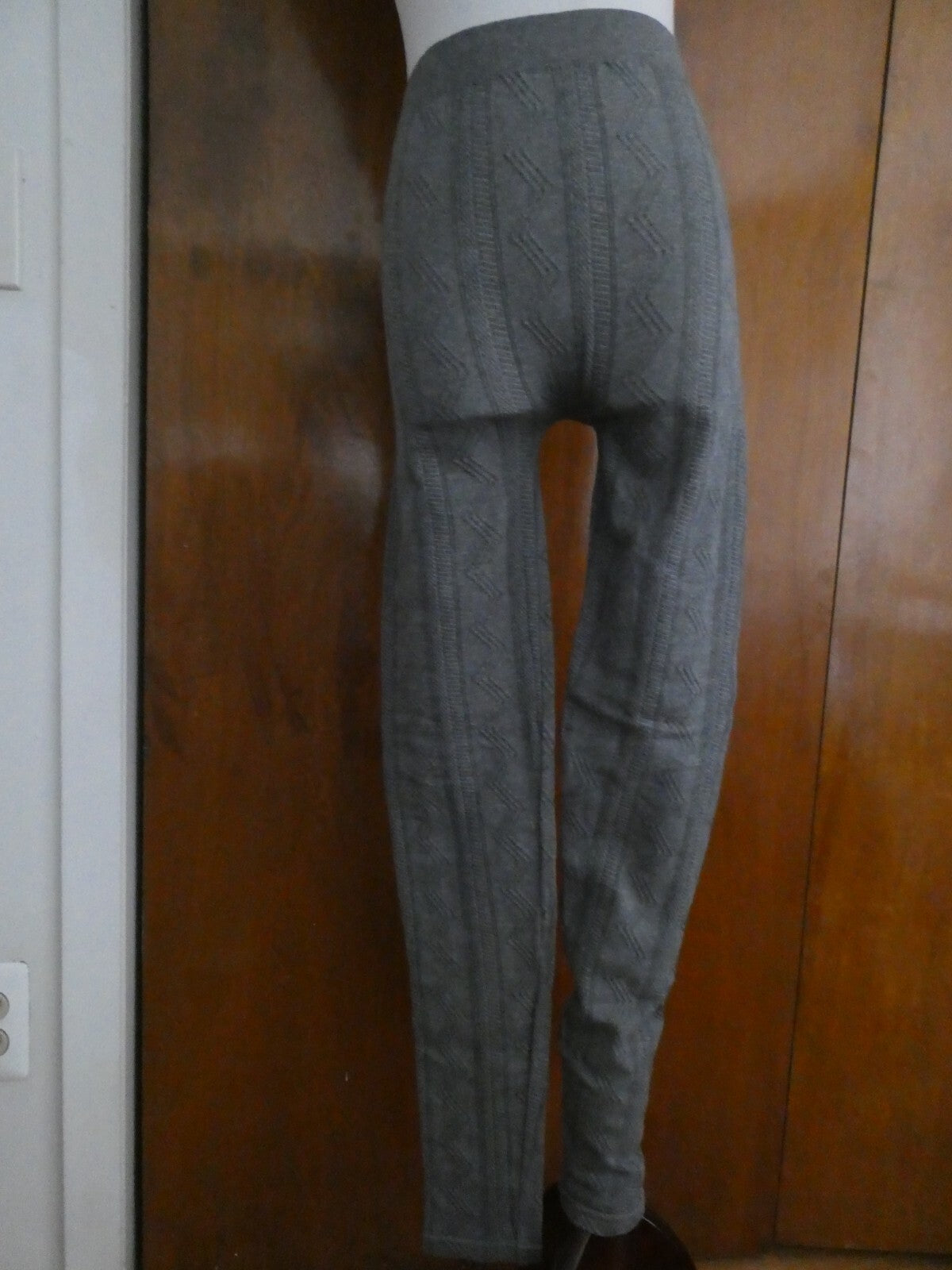 Prince of Thieves Women's Gray Cotton Blend Tight