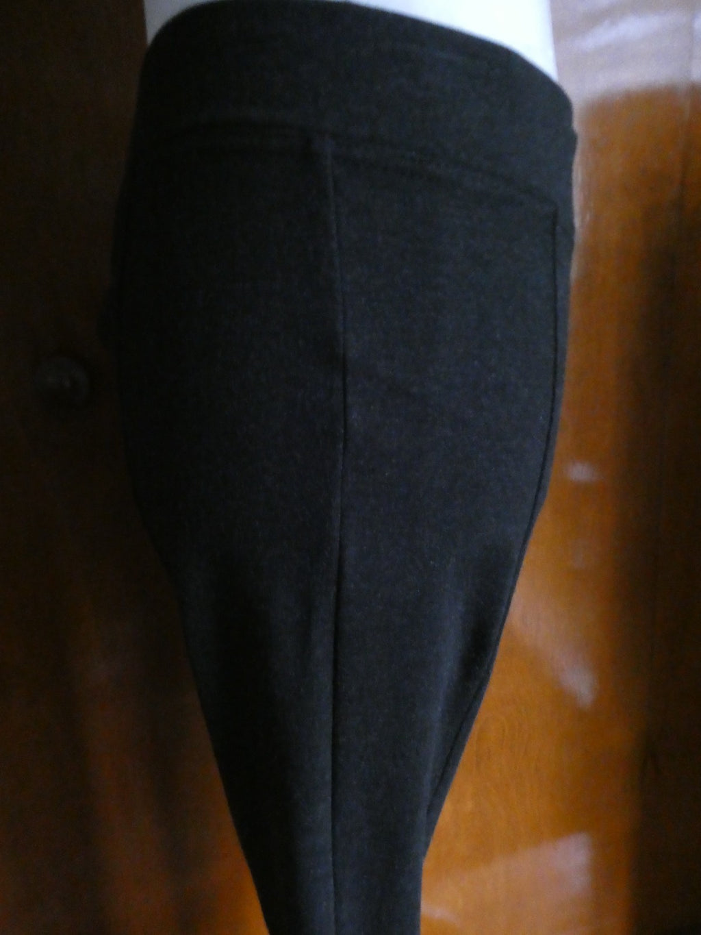 Cache Women Joggers Small Black Stretch Pants Viscose Nylon Spandex Slim Ankle