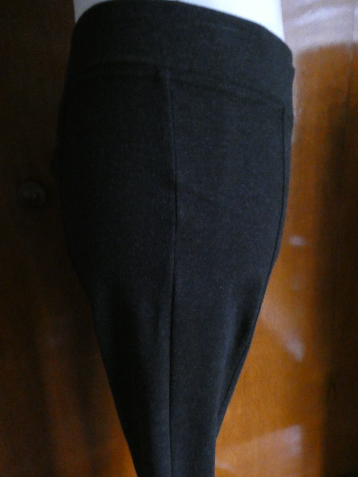 Cache Women Joggers Small Black Stretch Pants Viscose Nylon Spandex Slim Ankle