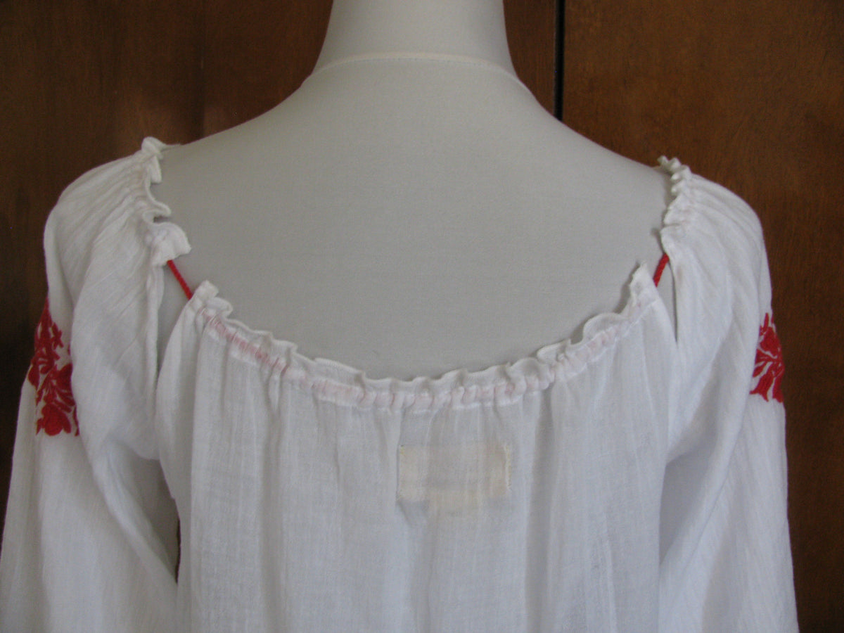 Ralph Lauren Denim & Supply women white cotton embroidered top