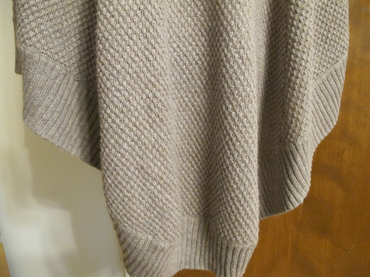 Gap Poncho  Women's Beige With Pockets Medium