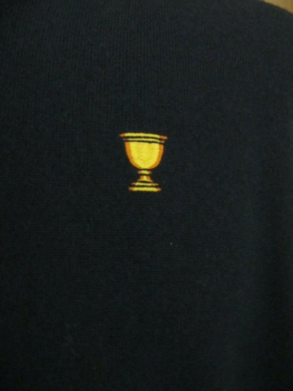 Lacoste men's navy cashmere V-neck vest 3XL(Runs small) fits 2XL